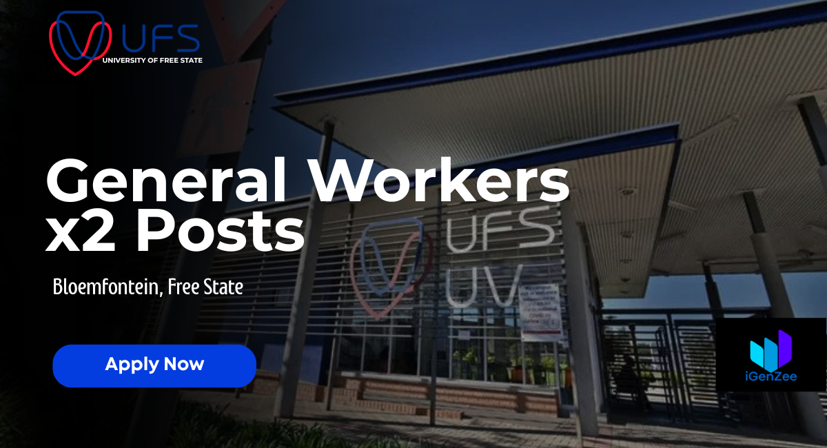 💼 Join UFS: 2 General Worker Positions for Sports Grounds – Apply Before 8 April 2026!