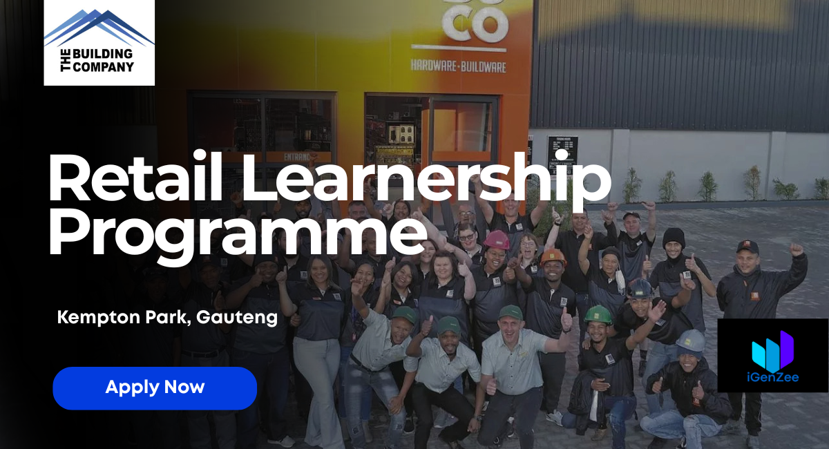 BUCO Retail Learnership 2026 – Kempton Park (Grade 12 Required)