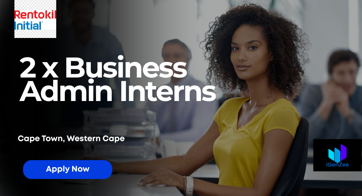 Rentokil Initial Learnership 2026 – Office Admin & Business Skills (Matric + Post Matric)