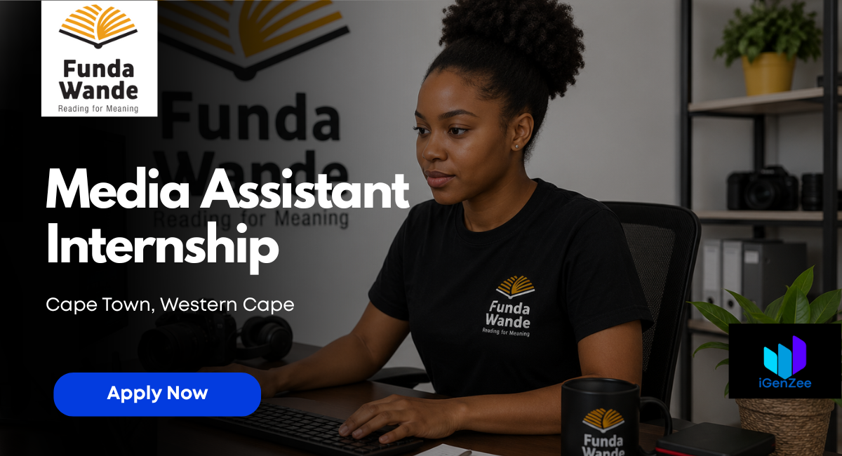 Media Assistant Internship 2026 in Cape Town – Apply Before 14 May