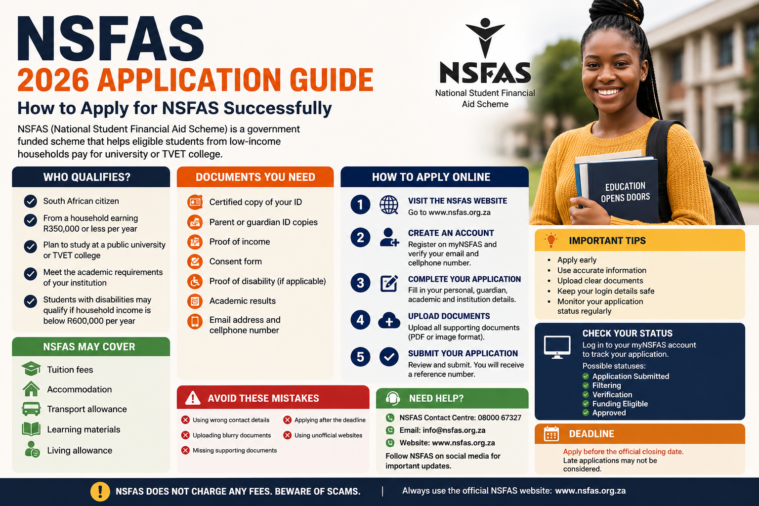 NSFAS 2026 Application Guide: How to Apply for NSFAS Successfully